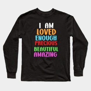 I am affrmations white Long Sleeve T-Shirt